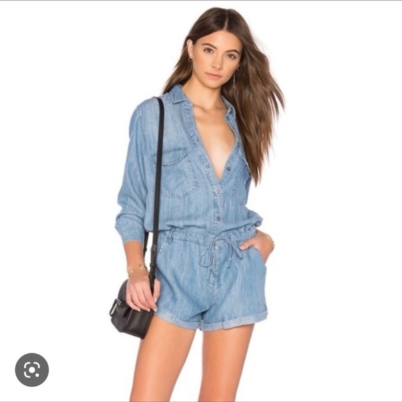 Rails Bryant Chambray Romper - Picture 5 of 7